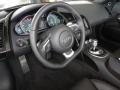 2011 Audi R8 Black Fine Nappa Leather Interior Steering Wheel Photo