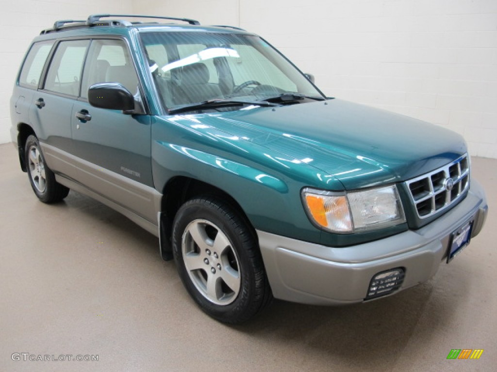 2000 Forester 2.5 S - Arcadia Green / Beige photo #1