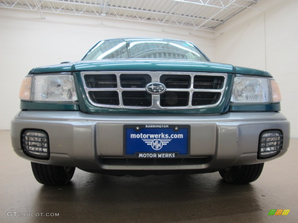 2000 Forester 2.5 S - Arcadia Green / Beige photo #3