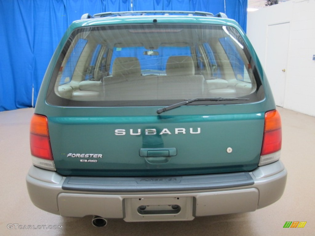 2000 Forester 2.5 S - Arcadia Green / Beige photo #7