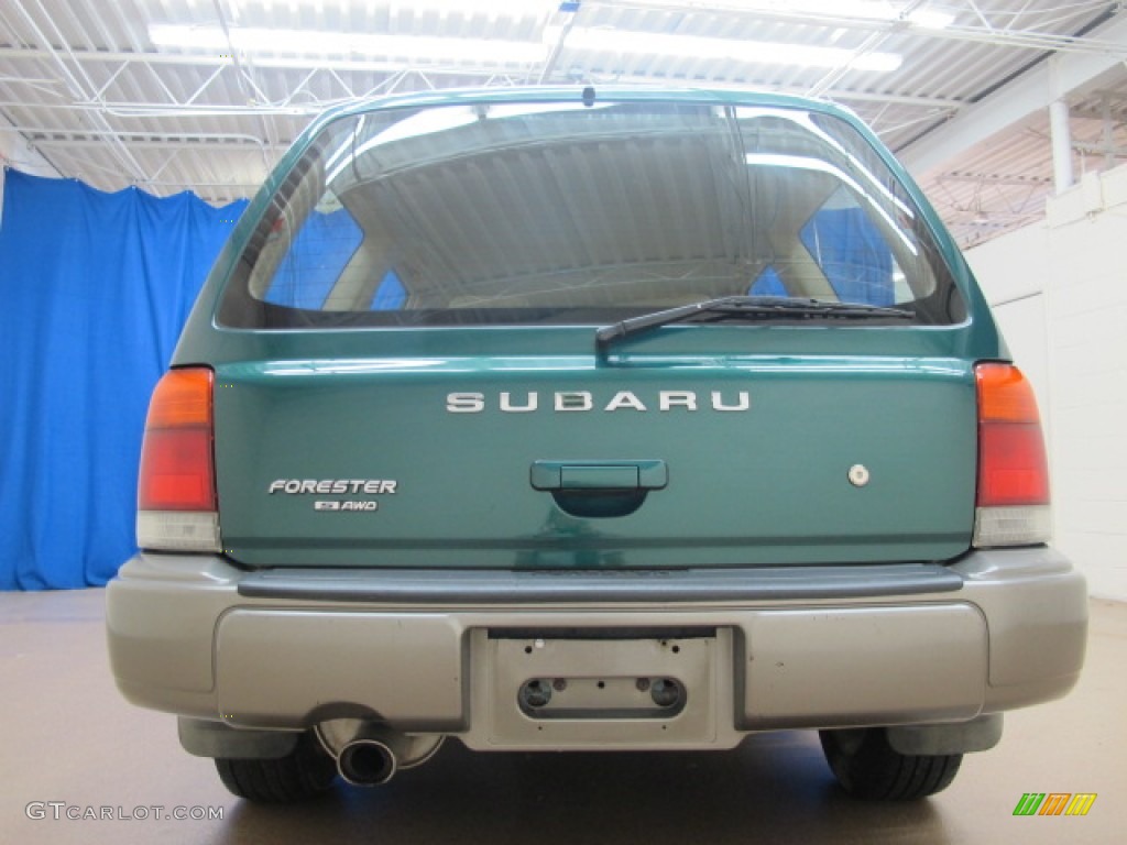 2000 Forester 2.5 S - Arcadia Green / Beige photo #8