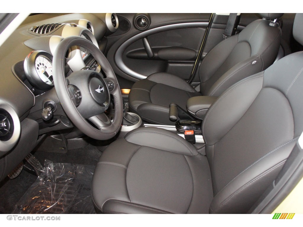 2012 Cooper S Countryman - Bright Yellow / Carbon Black photo #3