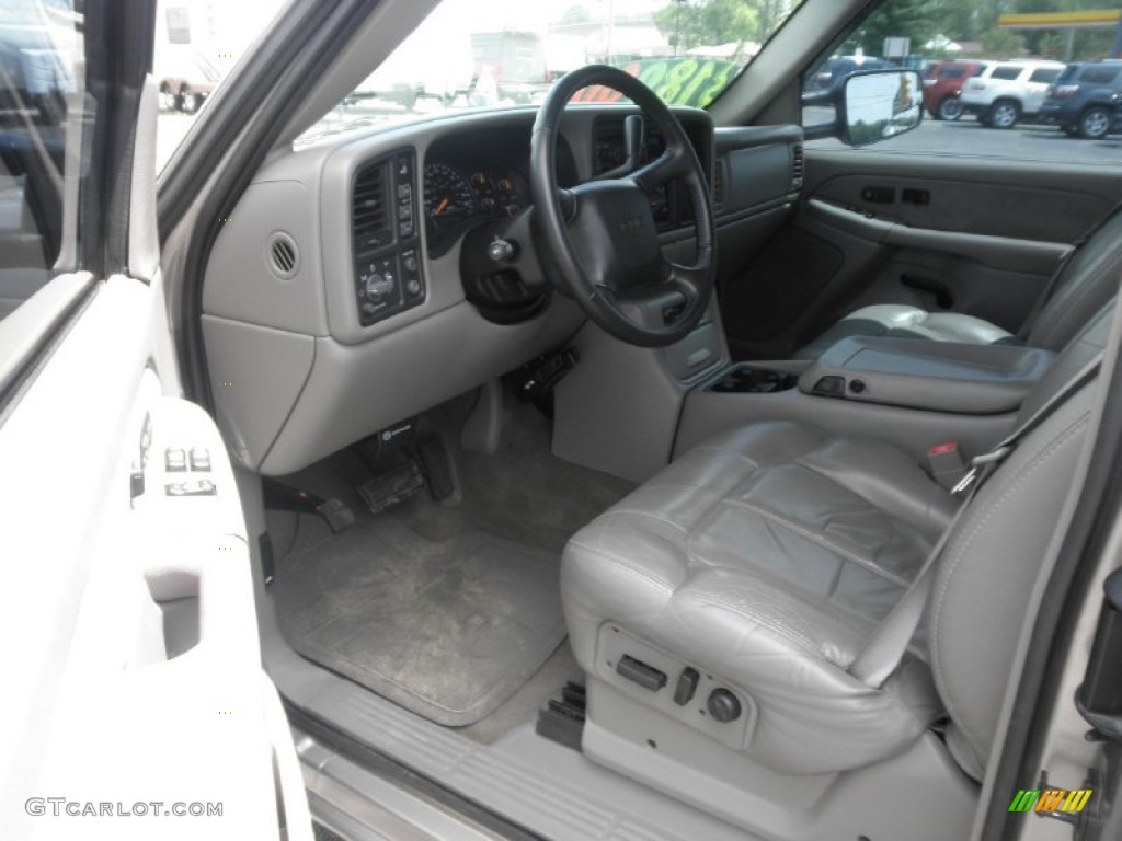 2002 Sierra 3500 SLT Extended Cab 4x4 Dually - Pewter Metallic / Pewter photo #6