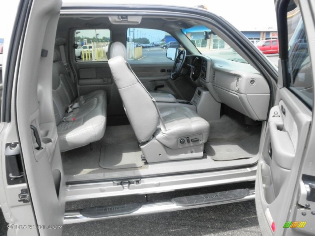 2002 Sierra 3500 SLT Extended Cab 4x4 Dually - Pewter Metallic / Pewter photo #20