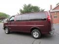 2004 Berry Red Metallic Chevrolet Express 1500 LS Passenger Van  photo #4