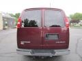 2004 Berry Red Metallic Chevrolet Express 1500 LS Passenger Van  photo #6
