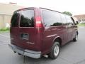 2004 Berry Red Metallic Chevrolet Express 1500 LS Passenger Van  photo #7