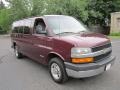 2004 Berry Red Metallic Chevrolet Express 1500 LS Passenger Van  photo #12