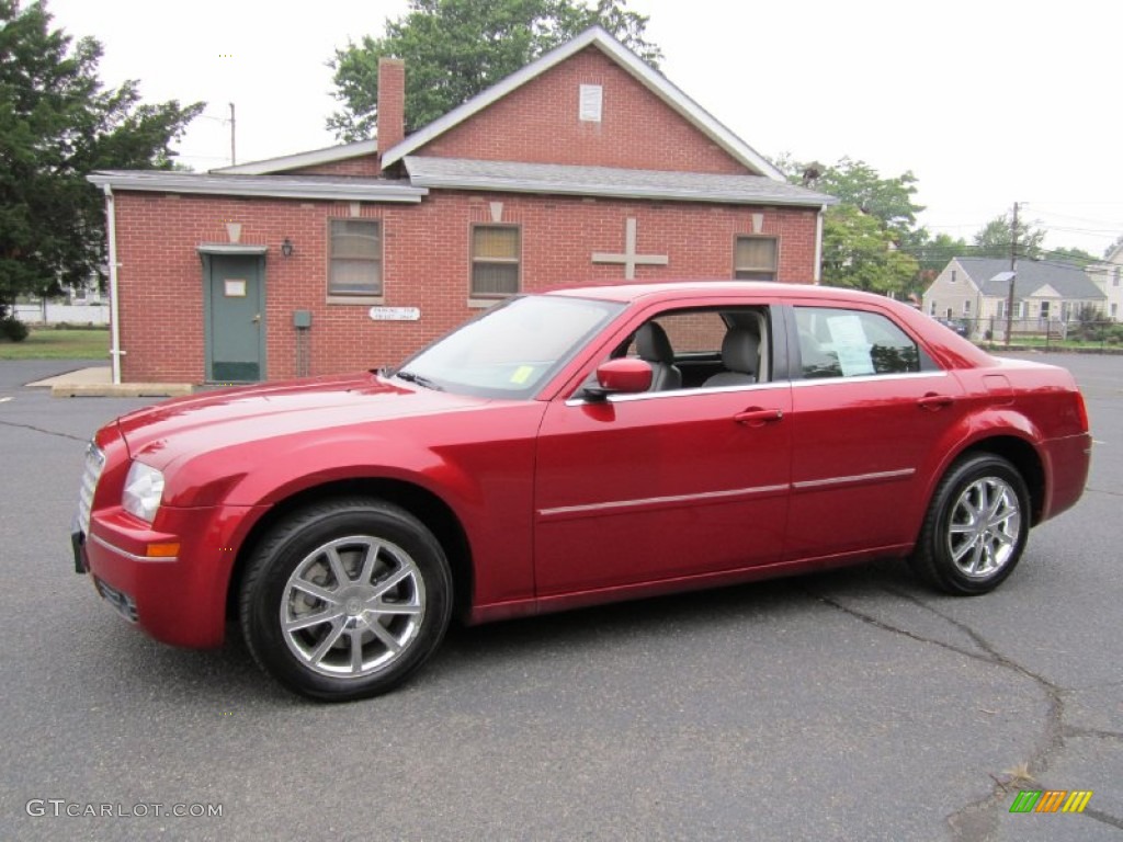 2007 300 Touring AWD - Inferno Red Crystal Pearlcoat / Dark Slate Gray/Light Graystone photo #1