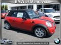 Chili Red 2012 Mini Cooper Convertible