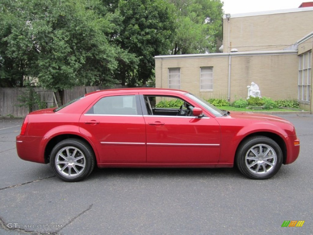 Inferno Red Crystal Pearlcoat 2007 Chrysler 300 Touring AWD Exterior Photo #68653498