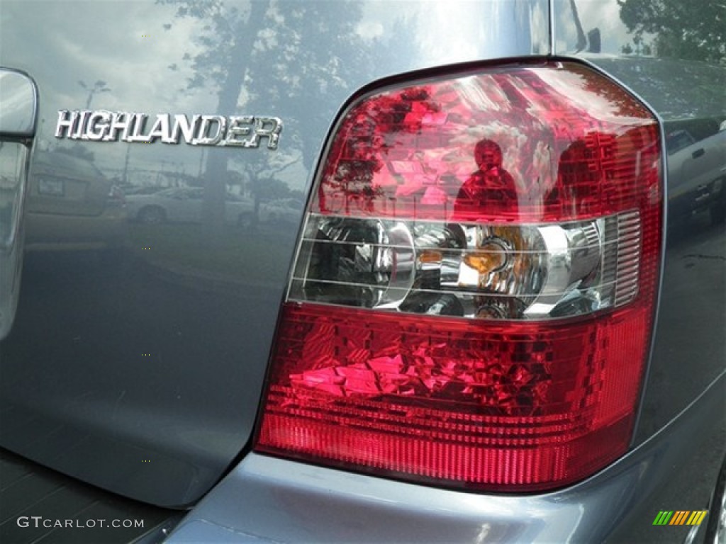 2007 Highlander Limited 4WD - Bluestone Metallic / Ivory Beige photo #18