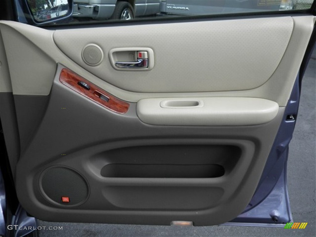 2007 Highlander Limited 4WD - Bluestone Metallic / Ivory Beige photo #25