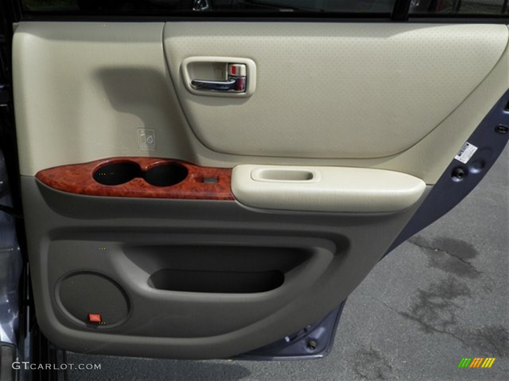 2007 Highlander Limited 4WD - Bluestone Metallic / Ivory Beige photo #26