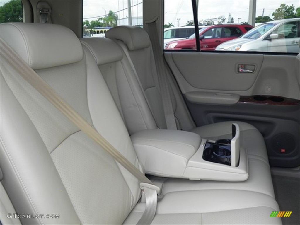 2007 Highlander Limited 4WD - Bluestone Metallic / Ivory Beige photo #27