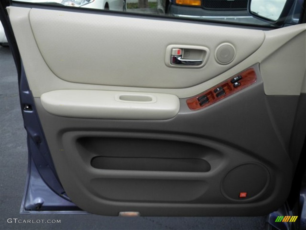 2007 Highlander Limited 4WD - Bluestone Metallic / Ivory Beige photo #30