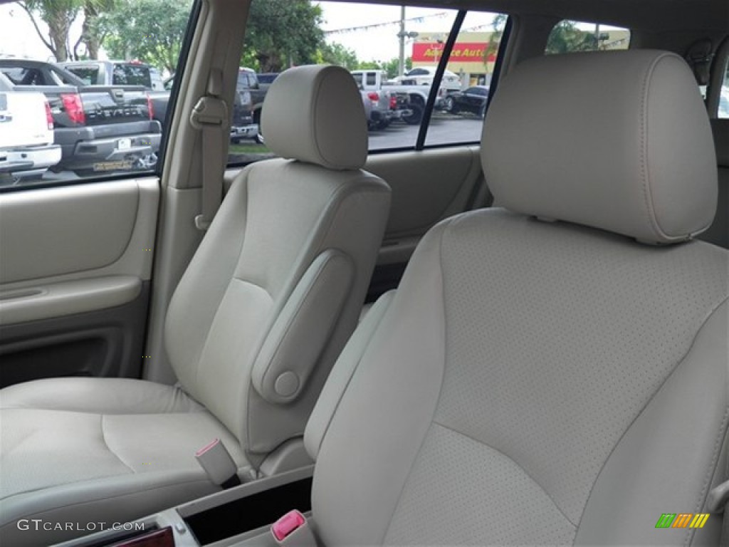 2007 Highlander Limited 4WD - Bluestone Metallic / Ivory Beige photo #33