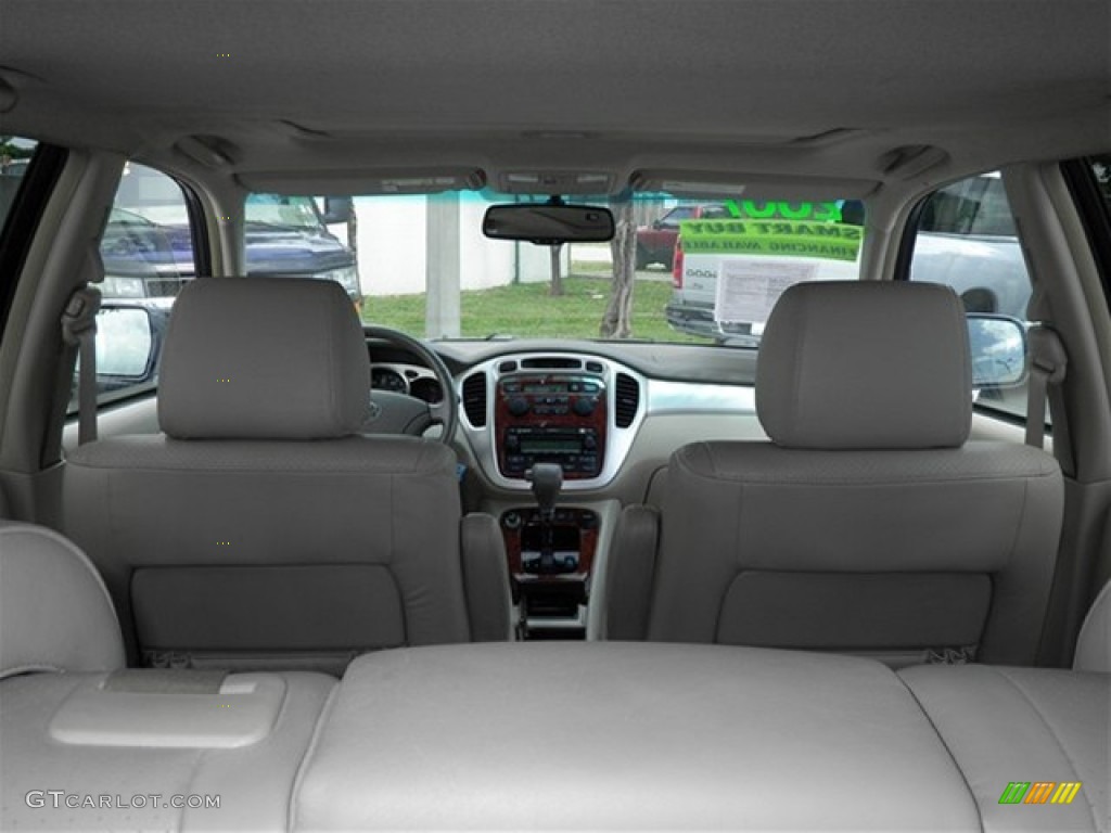 2007 Highlander Limited 4WD - Bluestone Metallic / Ivory Beige photo #45