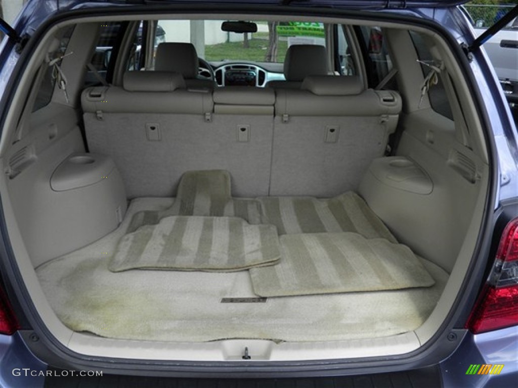 2007 Highlander Limited 4WD - Bluestone Metallic / Ivory Beige photo #46