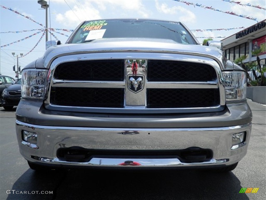 2009 Ram 1500 Laramie Quad Cab - Mineral Gray Metallic / Dark Slate Gray photo #5