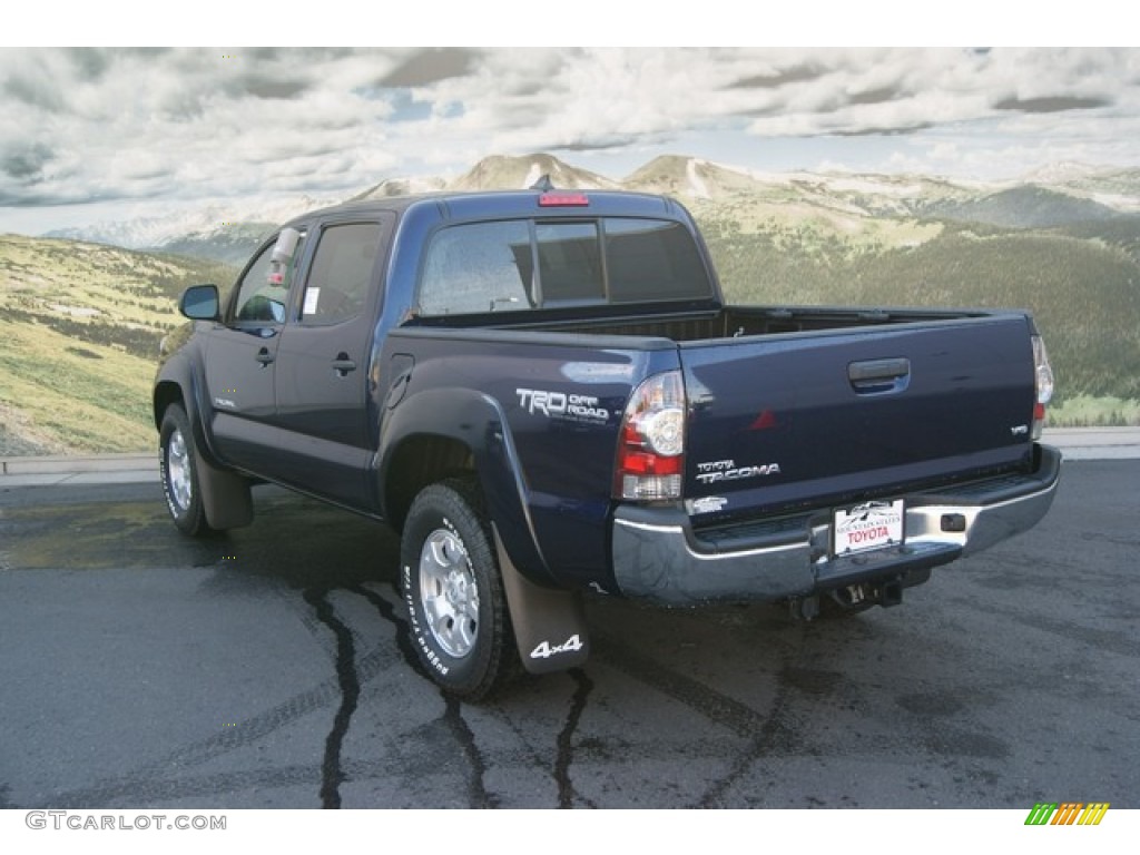 2012 Tacoma V6 TRD Double Cab 4x4 - Nautical Blue Metallic / Graphite photo #3