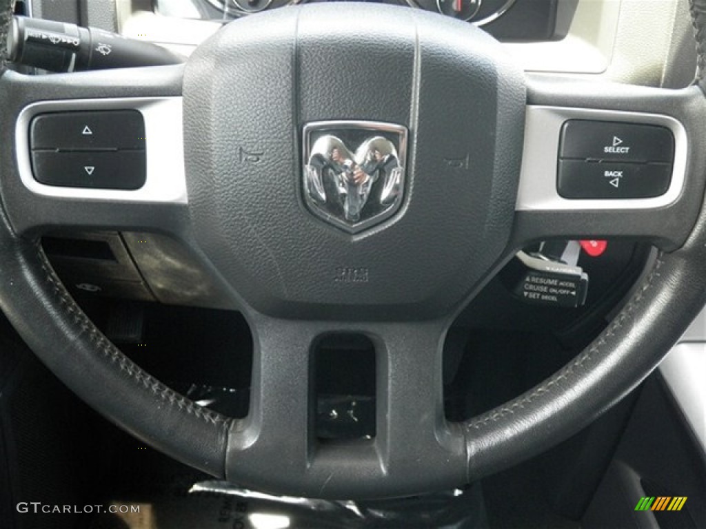 2009 Ram 1500 Laramie Quad Cab - Mineral Gray Metallic / Dark Slate Gray photo #40