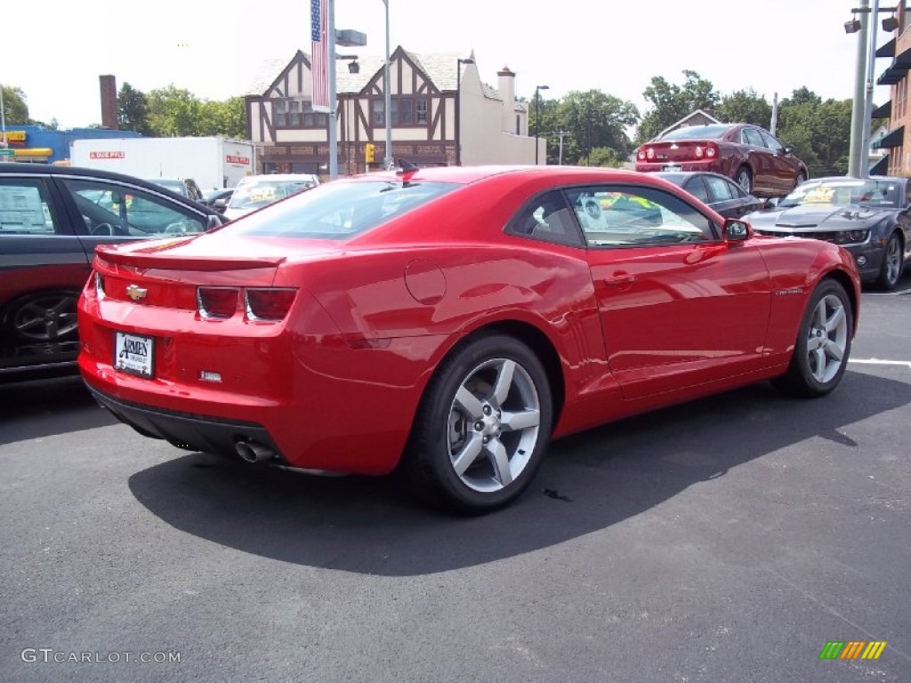 2012 Camaro LT Coupe - Victory Red / Beige photo #5