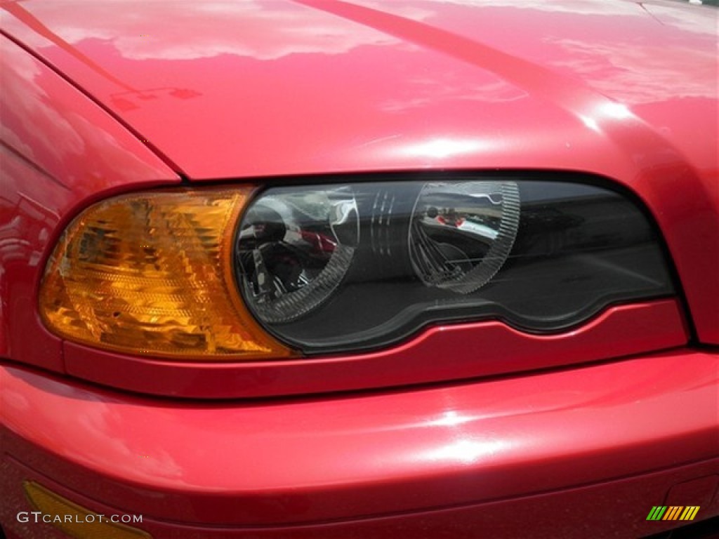 2003 3 Series 325i Coupe - Electric Red / Black photo #3