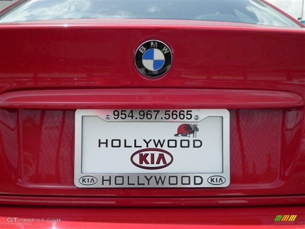 2003 3 Series 325i Coupe - Electric Red / Black photo #16