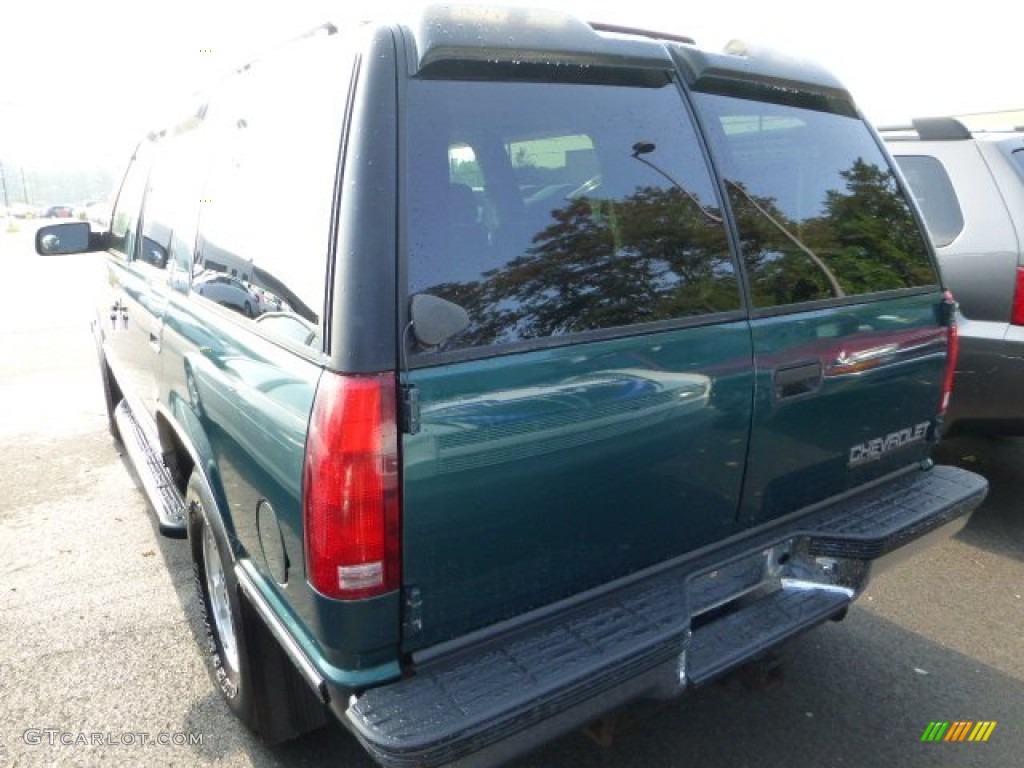 1997 Tahoe LT 4x4 - Emerald Green Metallic / Tan photo #3
