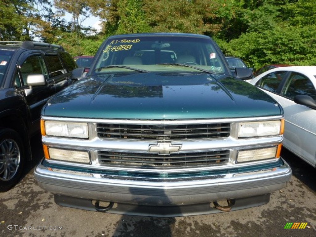 1997 Tahoe LT 4x4 - Emerald Green Metallic / Tan photo #5