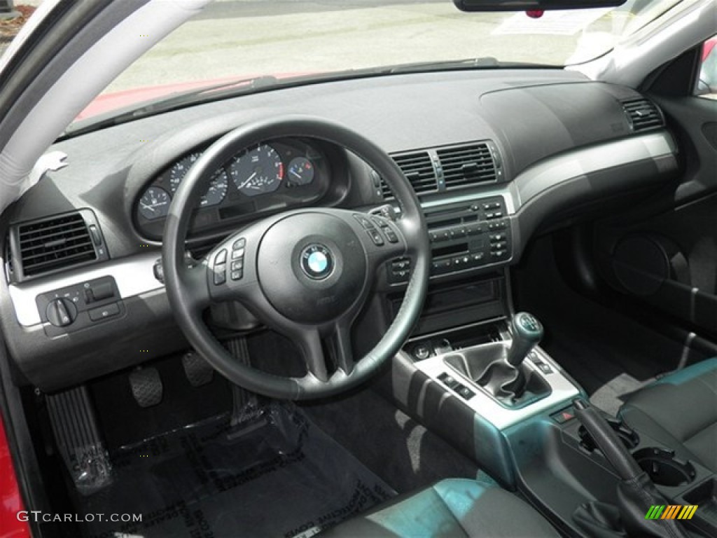 2003 3 Series 325i Coupe - Electric Red / Black photo #29