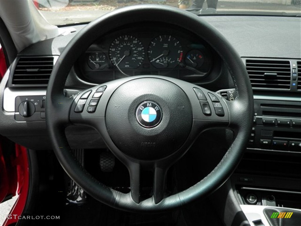 2003 3 Series 325i Coupe - Electric Red / Black photo #31