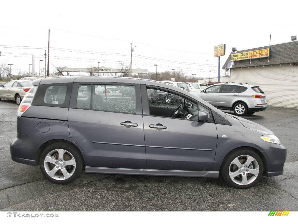 2007 MAZDA5 Sport - Galaxy Gray Mica / Black photo #4