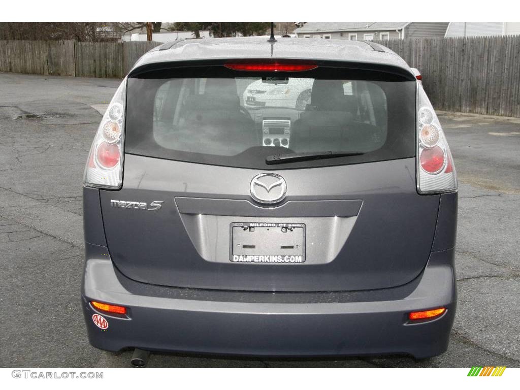 2007 MAZDA5 Sport - Galaxy Gray Mica / Black photo #6