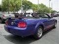 2005 Sonic Blue Metallic Ford Mustang V6 Premium Convertible  photo #6