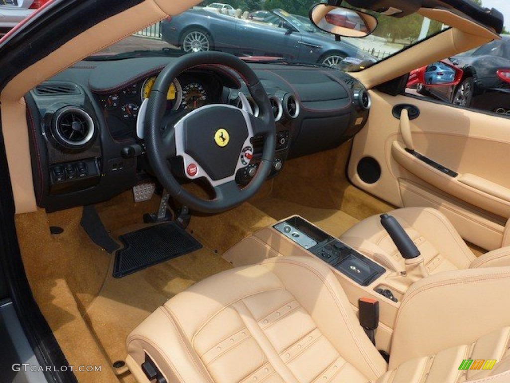 Beige Interior 2009 Ferrari F430 Spider F1 Photo #68657800