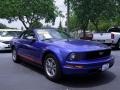 2005 Sonic Blue Metallic Ford Mustang V6 Premium Convertible  photo #11