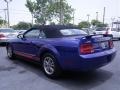 2005 Sonic Blue Metallic Ford Mustang V6 Premium Convertible  photo #21