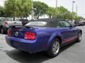 2005 Sonic Blue Metallic Ford Mustang V6 Premium Convertible  photo #29