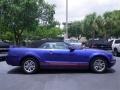 2005 Sonic Blue Metallic Ford Mustang V6 Premium Convertible  photo #30