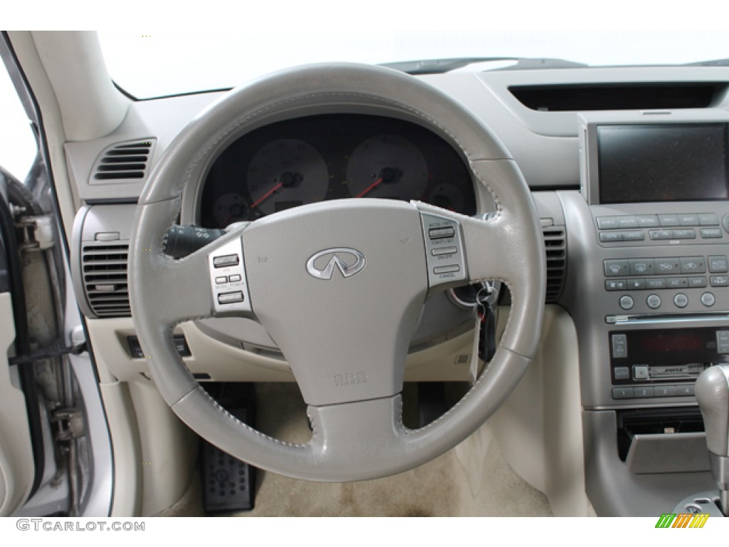 2004 Infiniti G 35 x Sedan Willow Steering Wheel Photo #68658634
