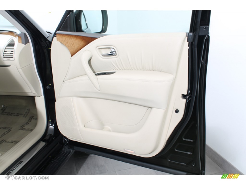 2011 Infiniti QX 56 4WD Wheat Door Panel Photo #68658922