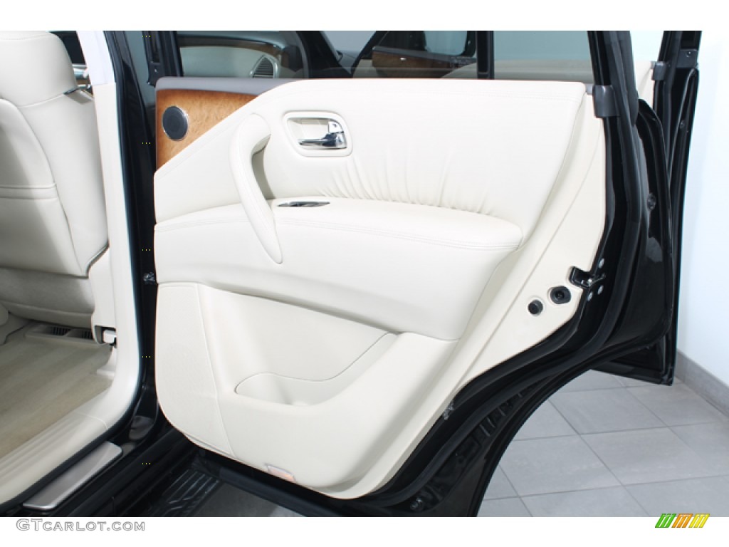 2011 Infiniti QX 56 4WD Wheat Door Panel Photo #68658925