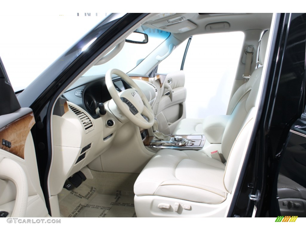 Wheat Interior 2011 Infiniti QX 56 4WD Photo #68658937
