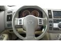 2007 Infiniti FX Wheat Interior Steering Wheel Photo