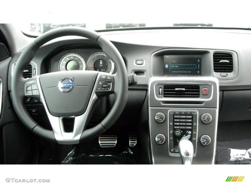 2013 Volvo S60 T5 Off Black Dashboard Photo #68659732