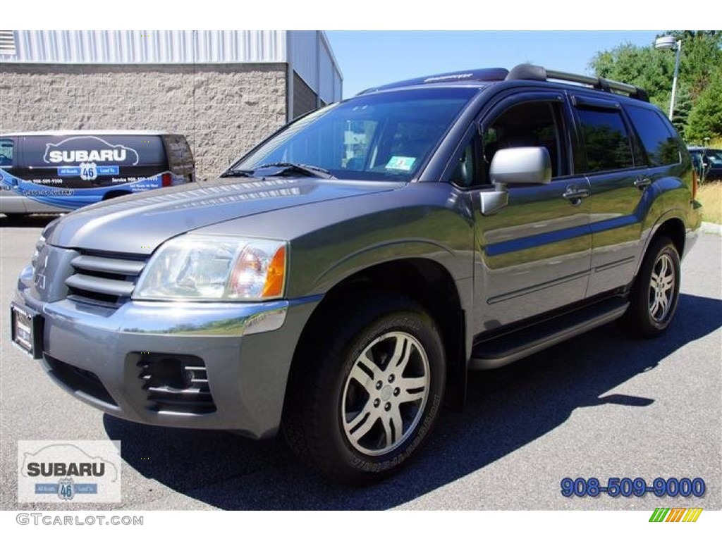 2004 Endeavor XLS AWD - Titanium Gray Pearl / Charcoal Gray photo #3