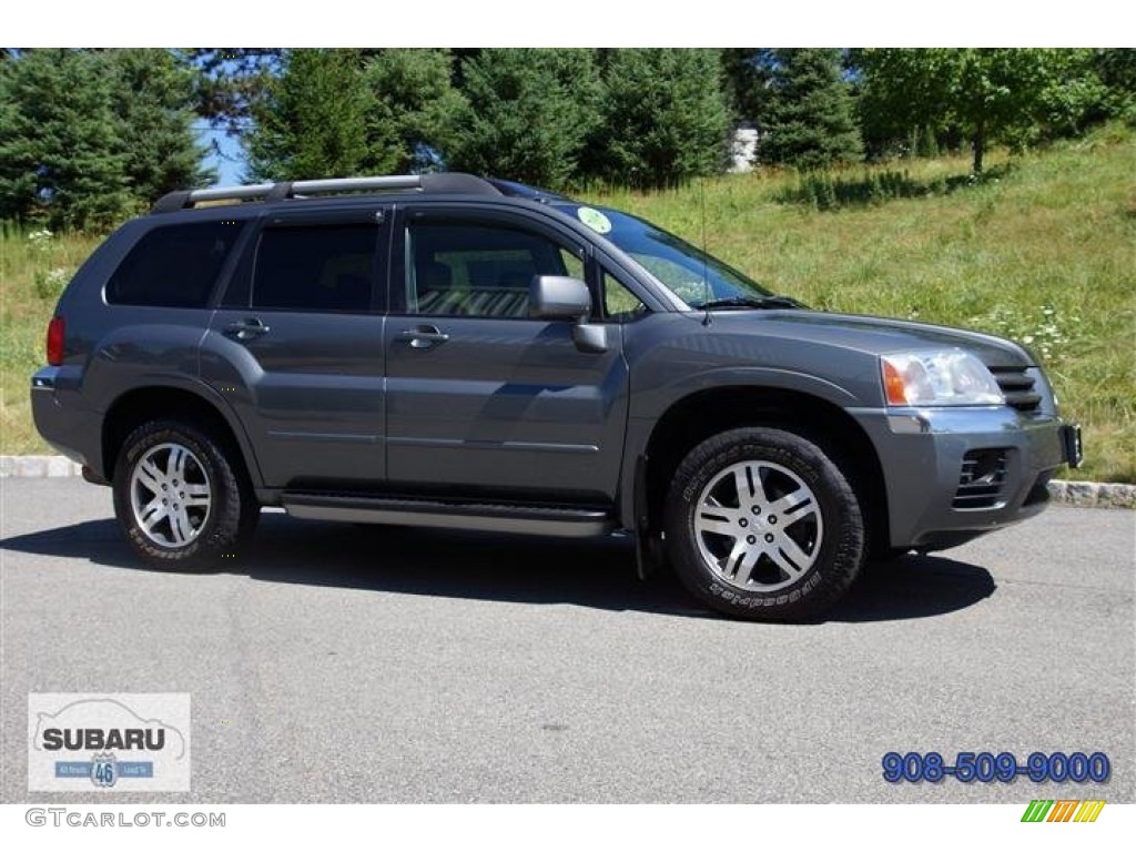 2004 Endeavor XLS AWD - Titanium Gray Pearl / Charcoal Gray photo #6