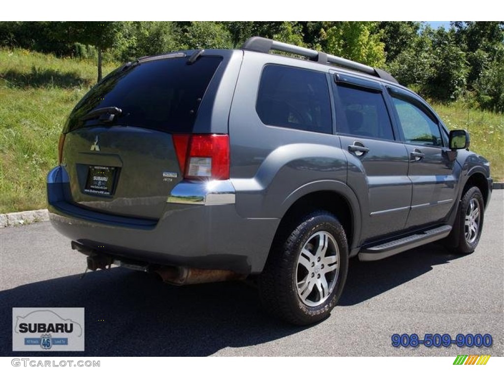 2004 Endeavor XLS AWD - Titanium Gray Pearl / Charcoal Gray photo #9